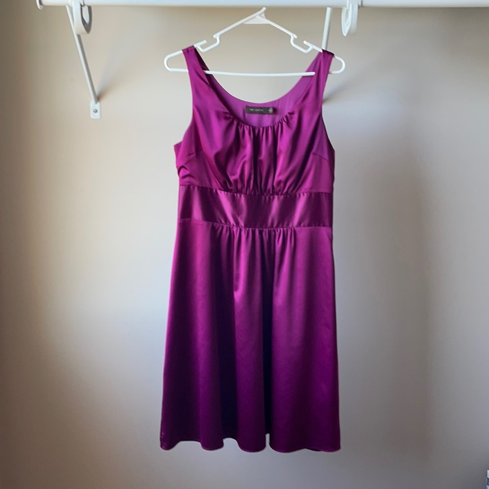 The Limited Satin Fit & Flare Dress Size 8